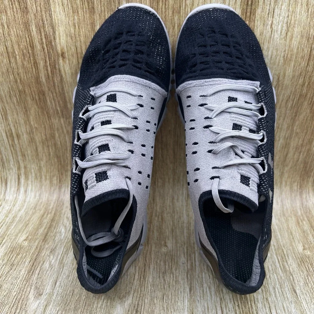 Under Armour Speedform Slingshot‎ Men's Size 13 Black Grey Knit Running Shoes